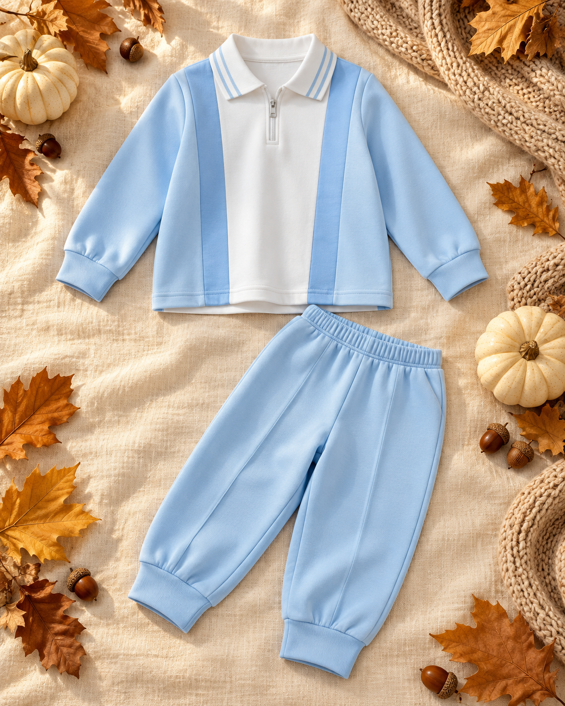 Mikey Colour-Block Leisure Set | Autumn/Winter Edit