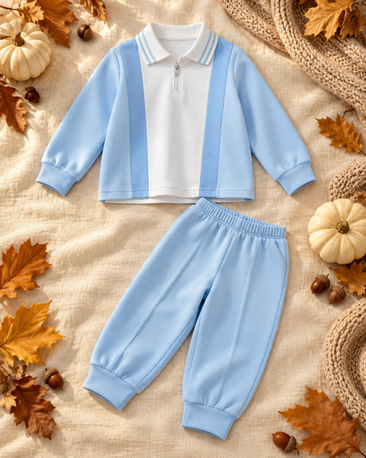 Mikey Colour-Block Leisure Set | Autumn/Winter Edit