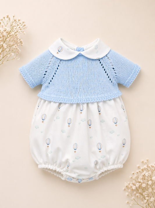 Air Balloon Romper | Baby Boy Autumn Outfit