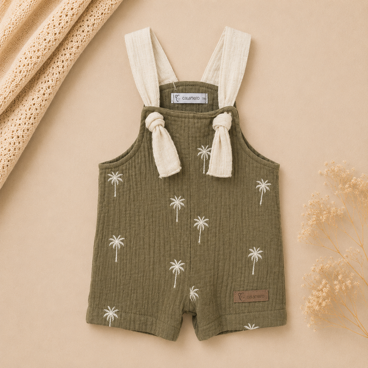 Bobbie Palm Tree Dungaree | Boys & Toddler