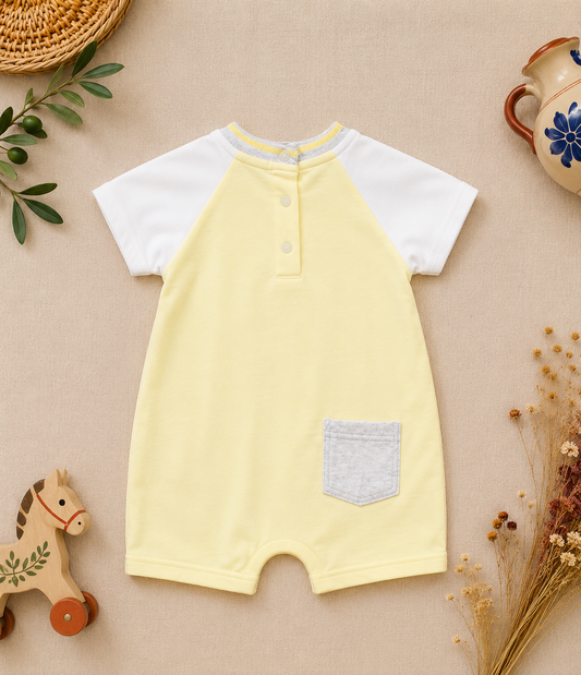 August Terry Towelling Romper | Toddler/Baby Boy Romper