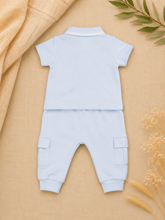 Hudson Polo Shirt & Cargo Jogger Set | Boys' Leisure Set