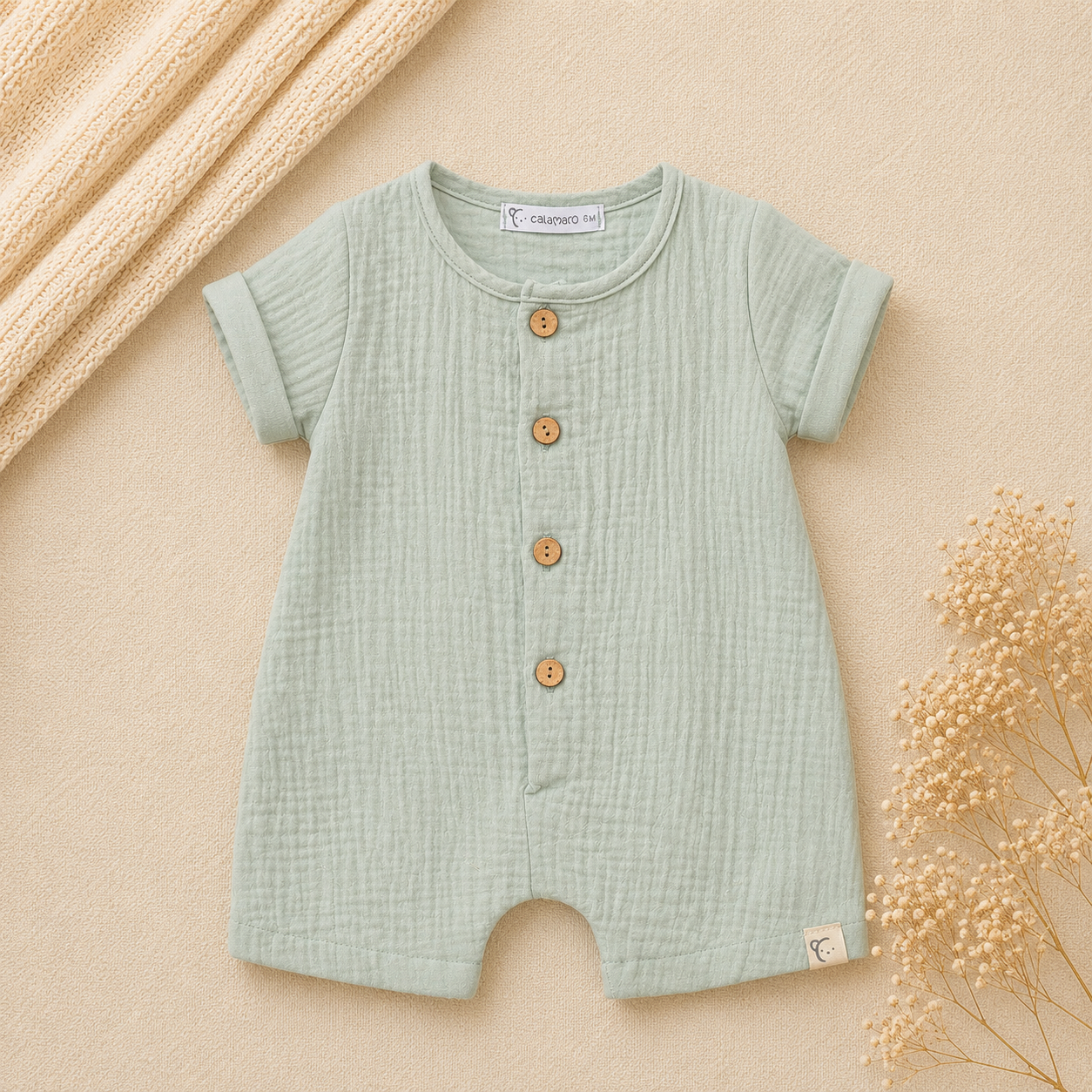 Javier Cotton Romper | Toddler & Older Boy