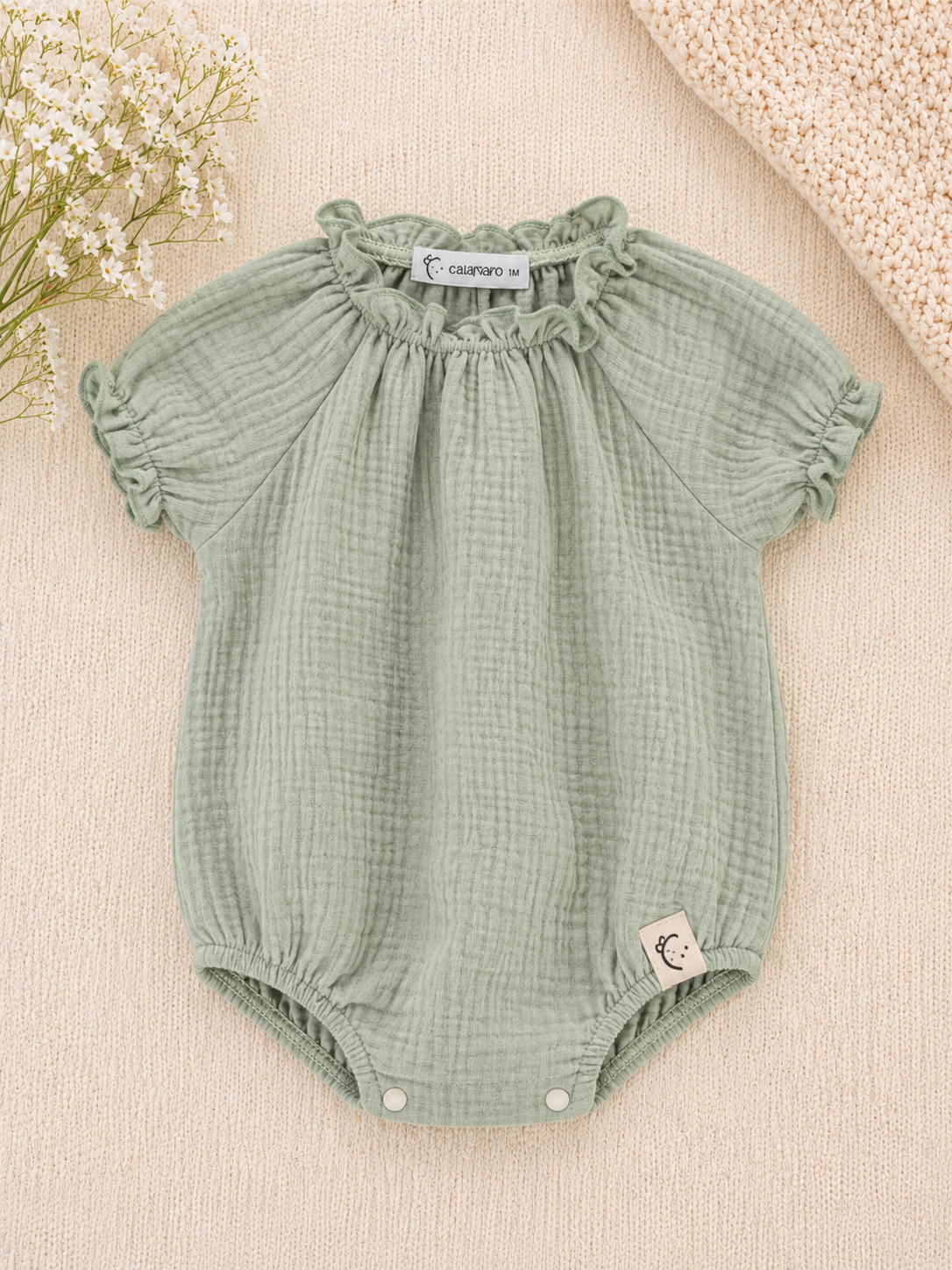 Emmie Cotton Summer Romper | Baby Girl