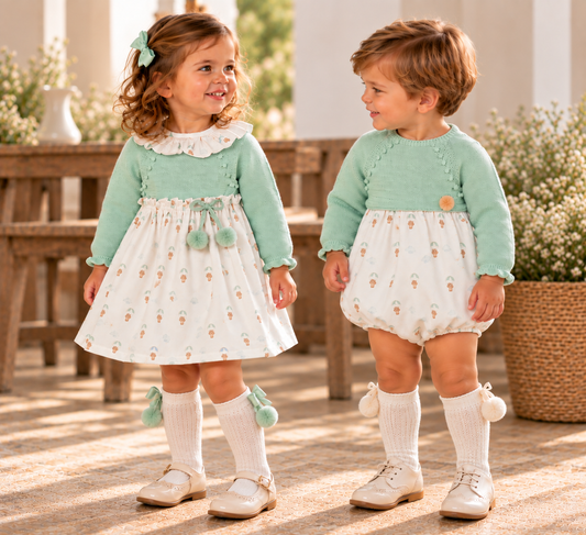 Chloé Girls' Cotton Dress | Autumn/Winter Edit