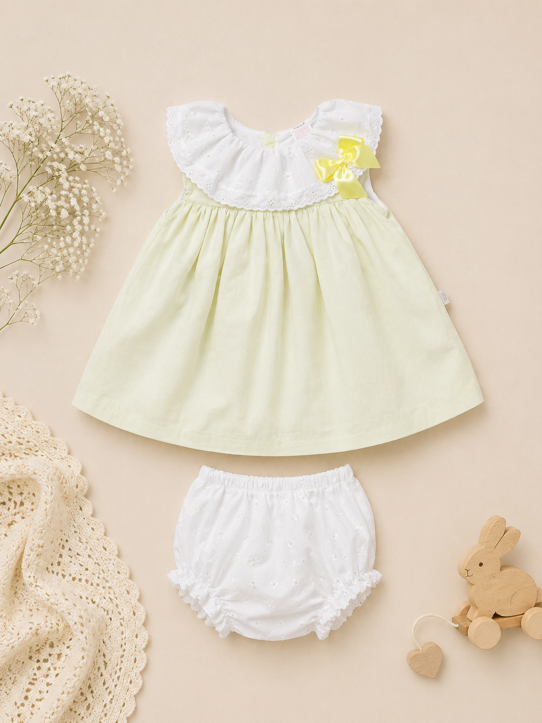 Minna Girls Set | Baby Girl Dress with Bloomers