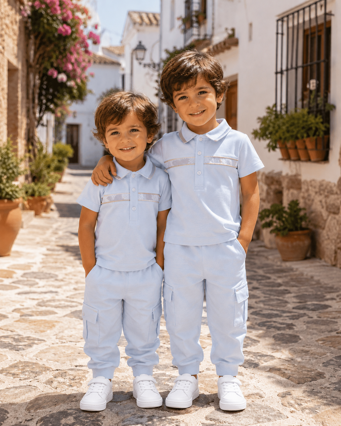 Hudson Polo Shirt & Cargo Jogger Set | Boys' Leisure Set
