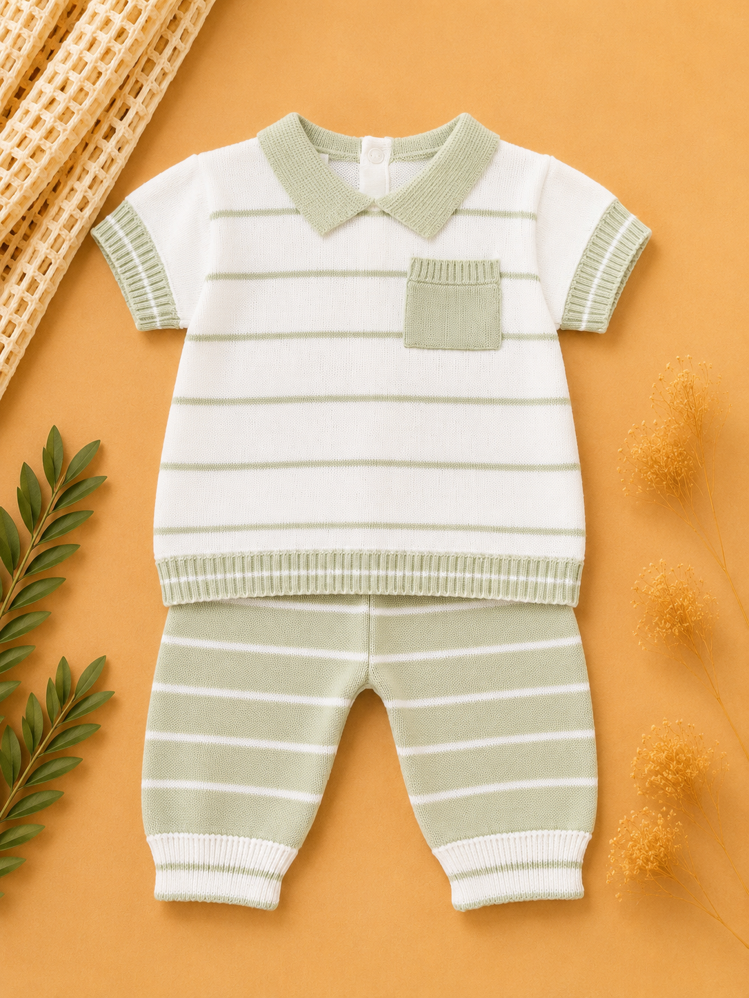 Landon Knitted Short Set | Pretty Originals Summer Edit