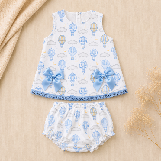 Blossom Dress & Bloomer Set | Hot Air Balloon Collection