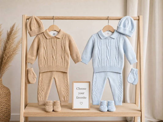Tobias Boys’ Knitted 5-Piece Set | Autumn/Winter Edit