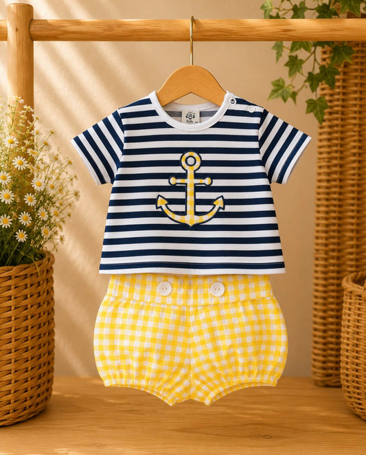 Yani Anchor Short Set | Baby & Toddler Boy