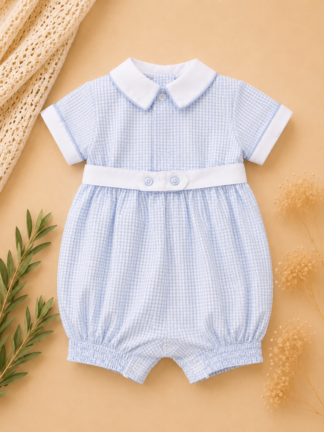 Finlay Smocked Romper | Pretty Originals Summer Edit