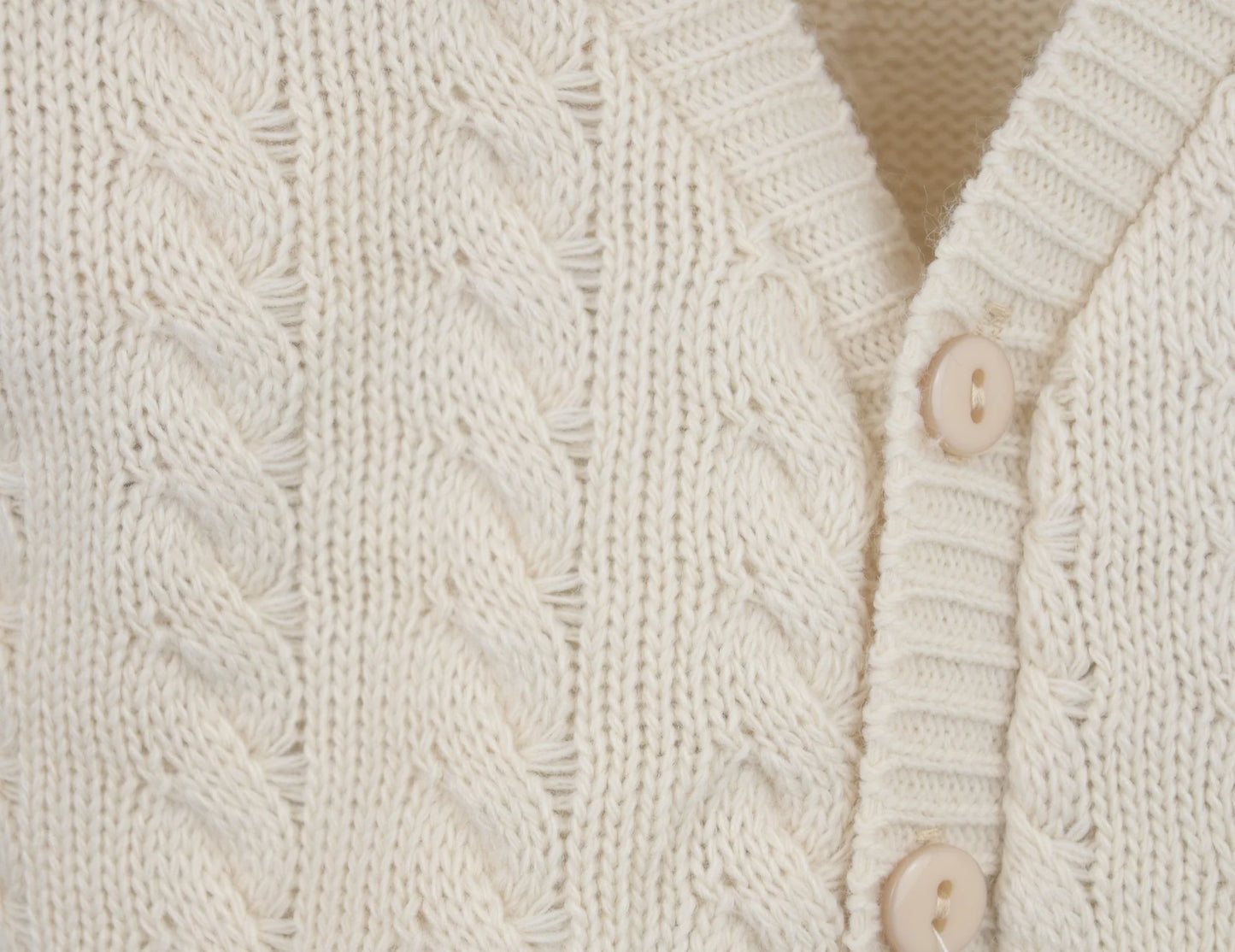 Sawyer Knit Cardigan | Baby Cable Knit Cardigan | Unisex