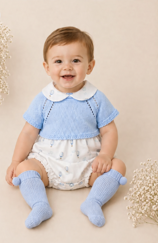 Air Balloon Romper | Baby Boy Autumn Outfit
