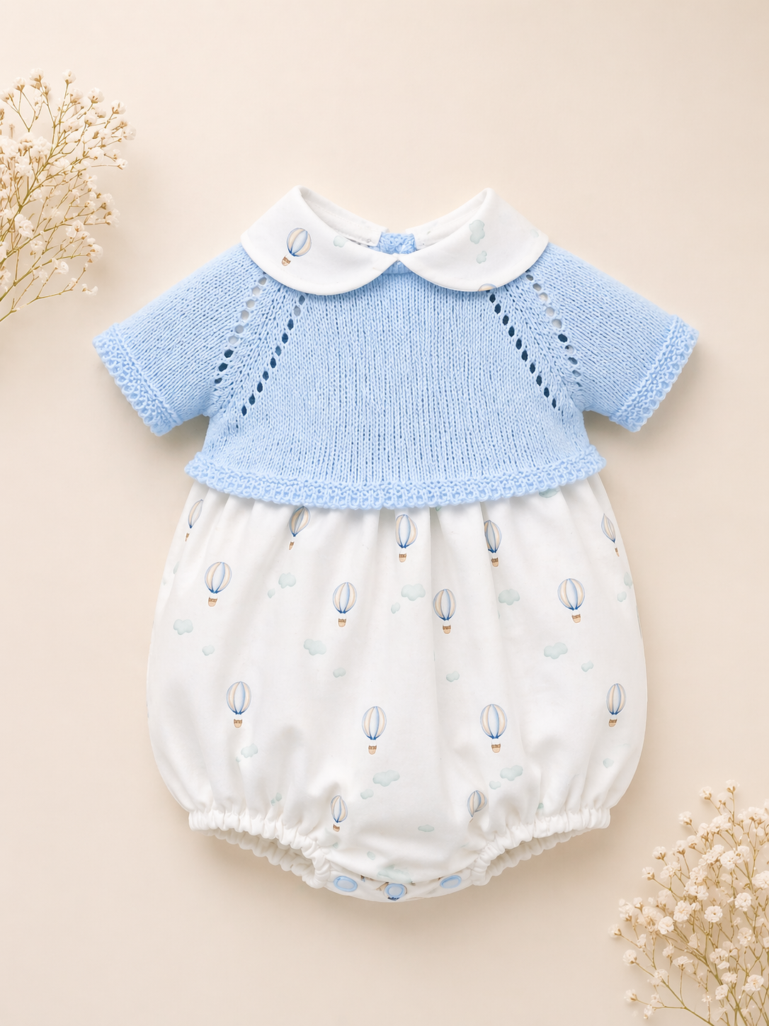 Air Balloon Romper | Baby Boy Spring Summer Outfit