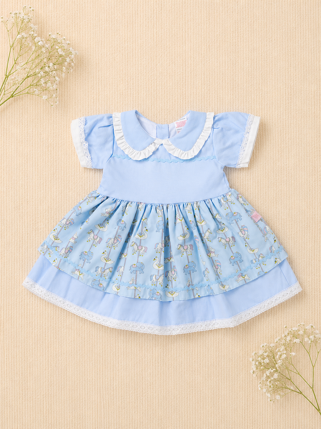 Carousel Girls Dress | Toddler/Baby Girl Cotton Dress
