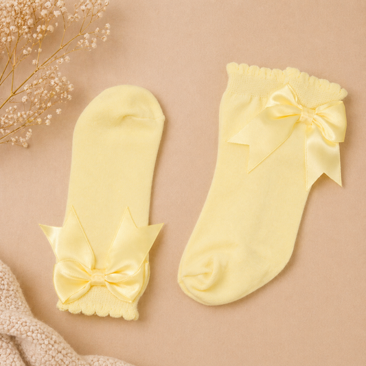 Knee High Baby Socks with Bow | Girls