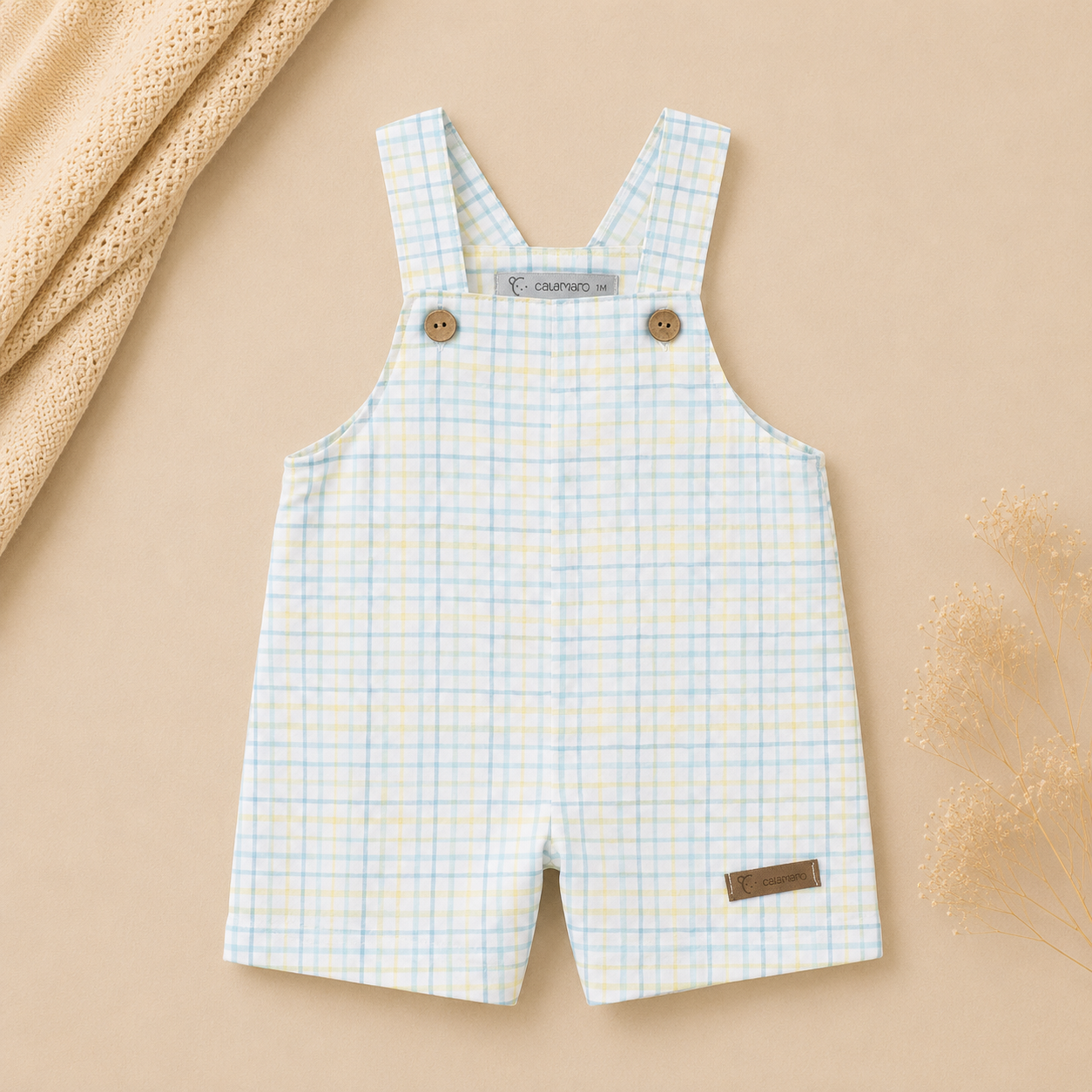 Kane Check Dungaree | Boys & Toddler