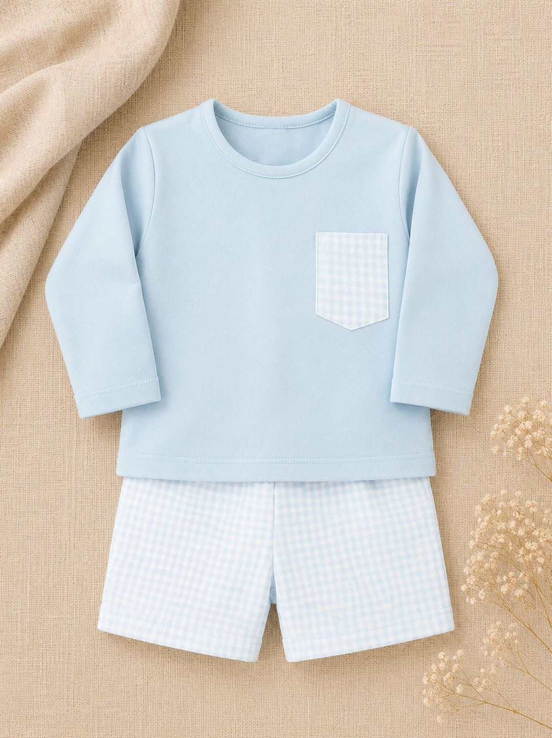 Andreas Houndstooth Top & Shorts Set | Boys' Toddler Set