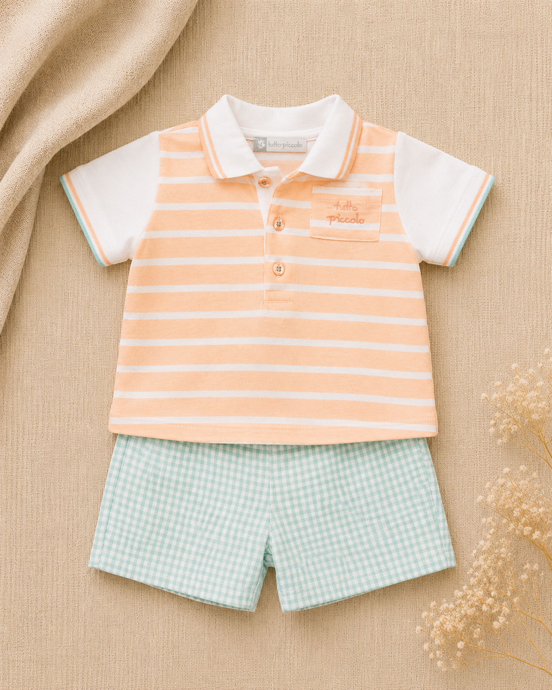 Gabriel Polo Shirt & Shorts Set | Baby Boy Summer Set