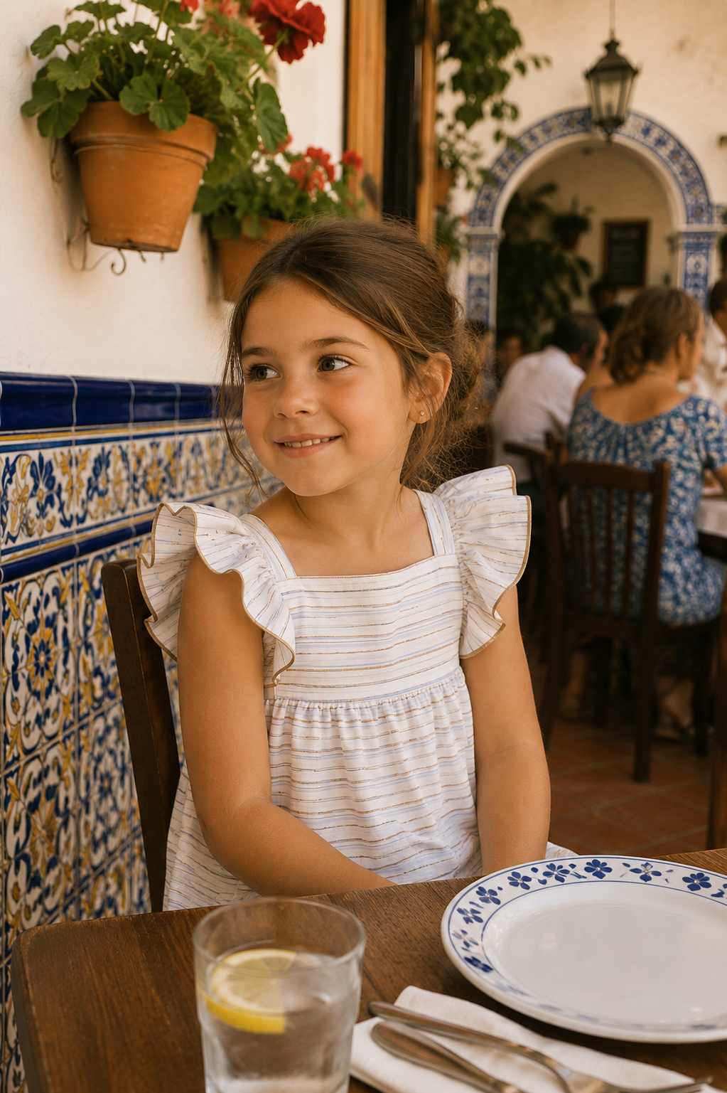 Tia Stripe Dress | Girls' Summer Dress