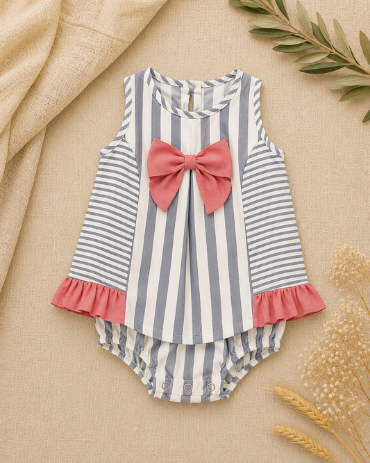 Sulu Baby Girl Dress | 100% Cotton | Made in Spain