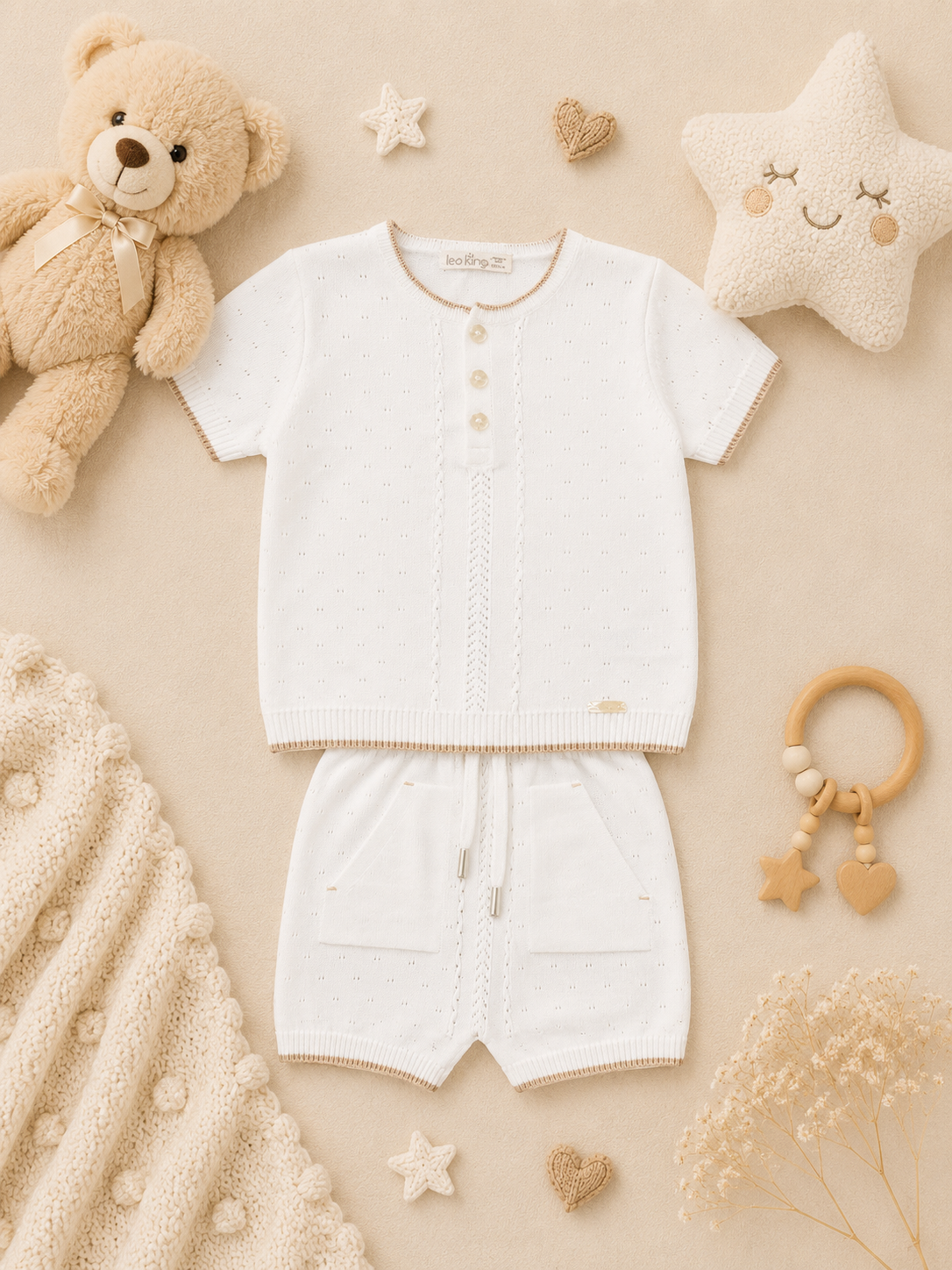 Lorenzo Knitted 2-Piece Outfit | Unisex Baby & Toddler