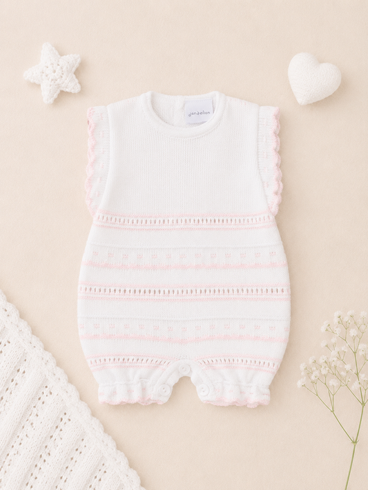 Amora Knitted Romper | Baby Girl