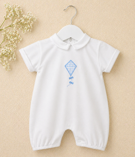Kite Romper | Baby Boy Cotton Romper