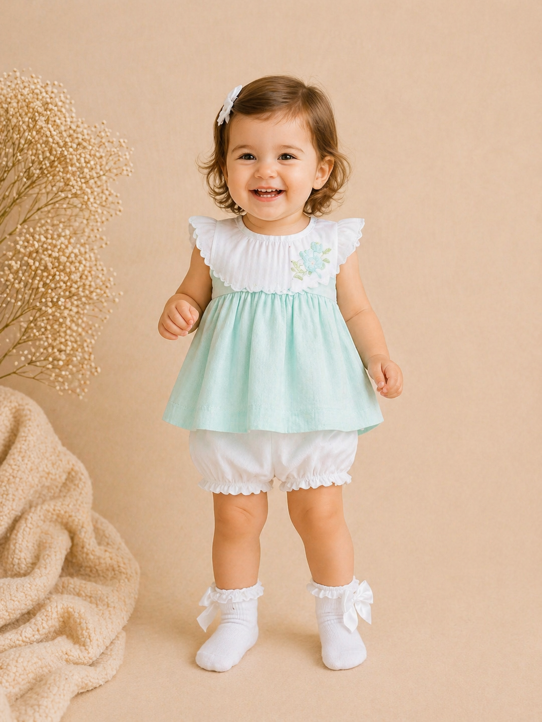 Minna Girls Set | Baby Girl Dress with Bloomers
