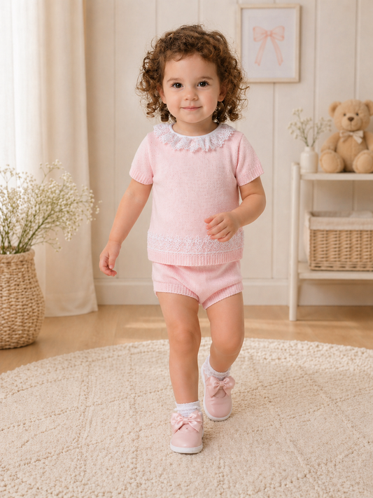 Baypods Baby Girl First Walker Shoes | Hard Sole with Satin Bow