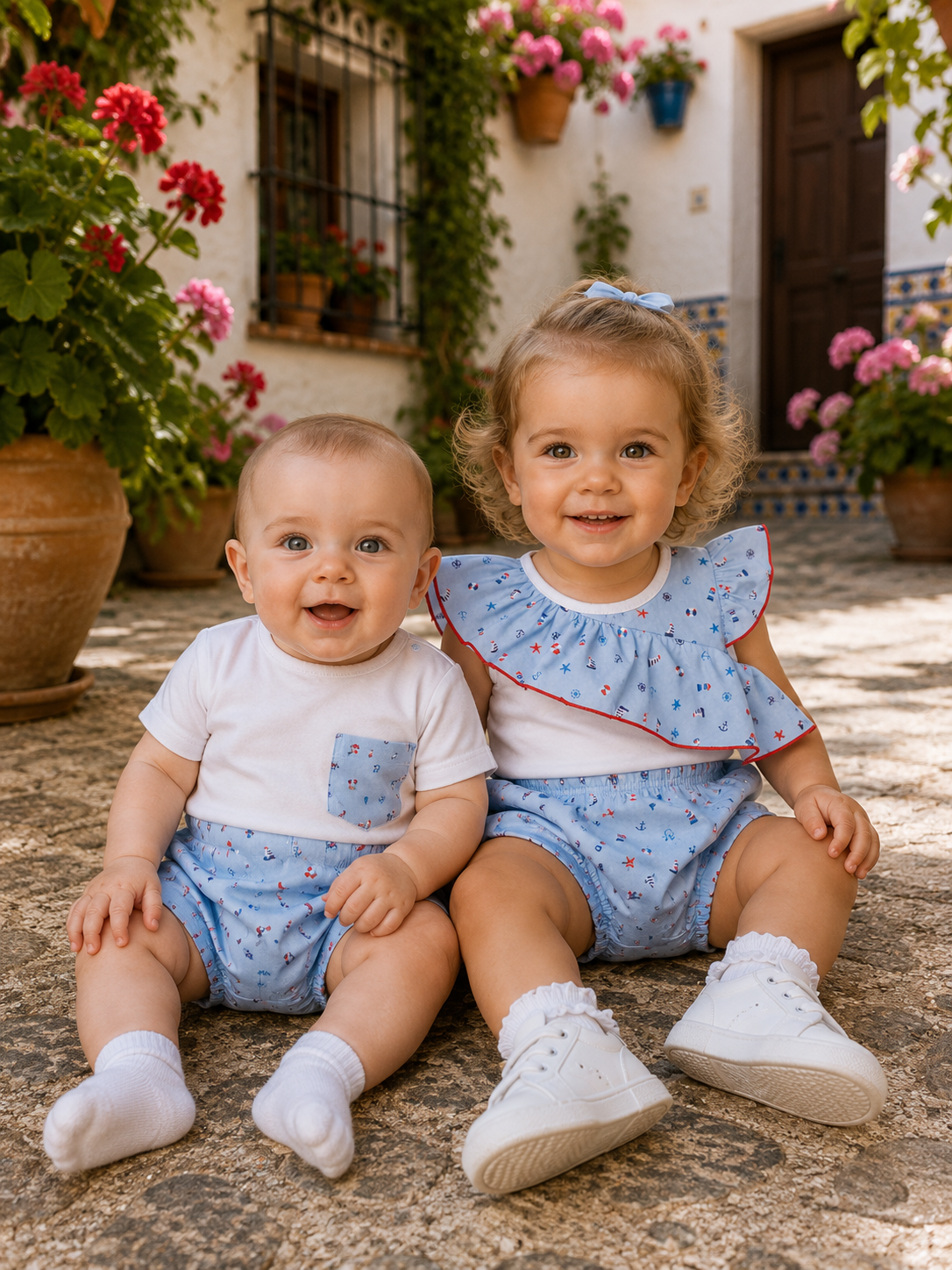 Caspian Nautical Romper | Baby Boy & Toddler Romper
