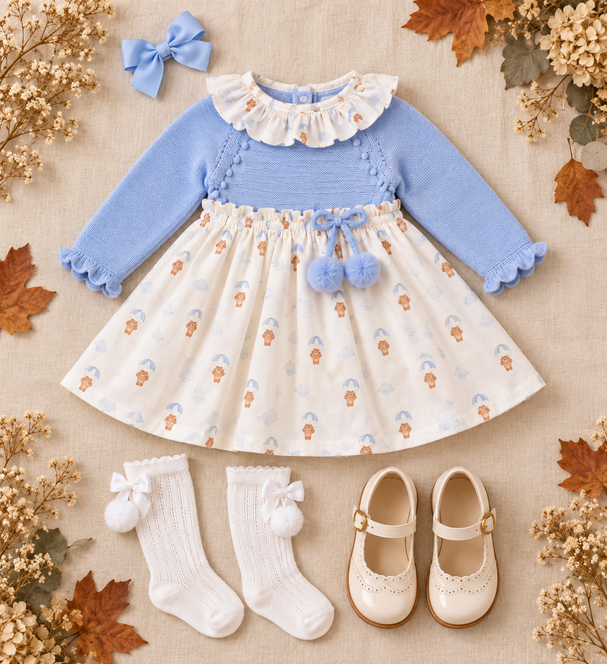 Chloé Girls' Cotton Dress | Autumn/Winter Edit