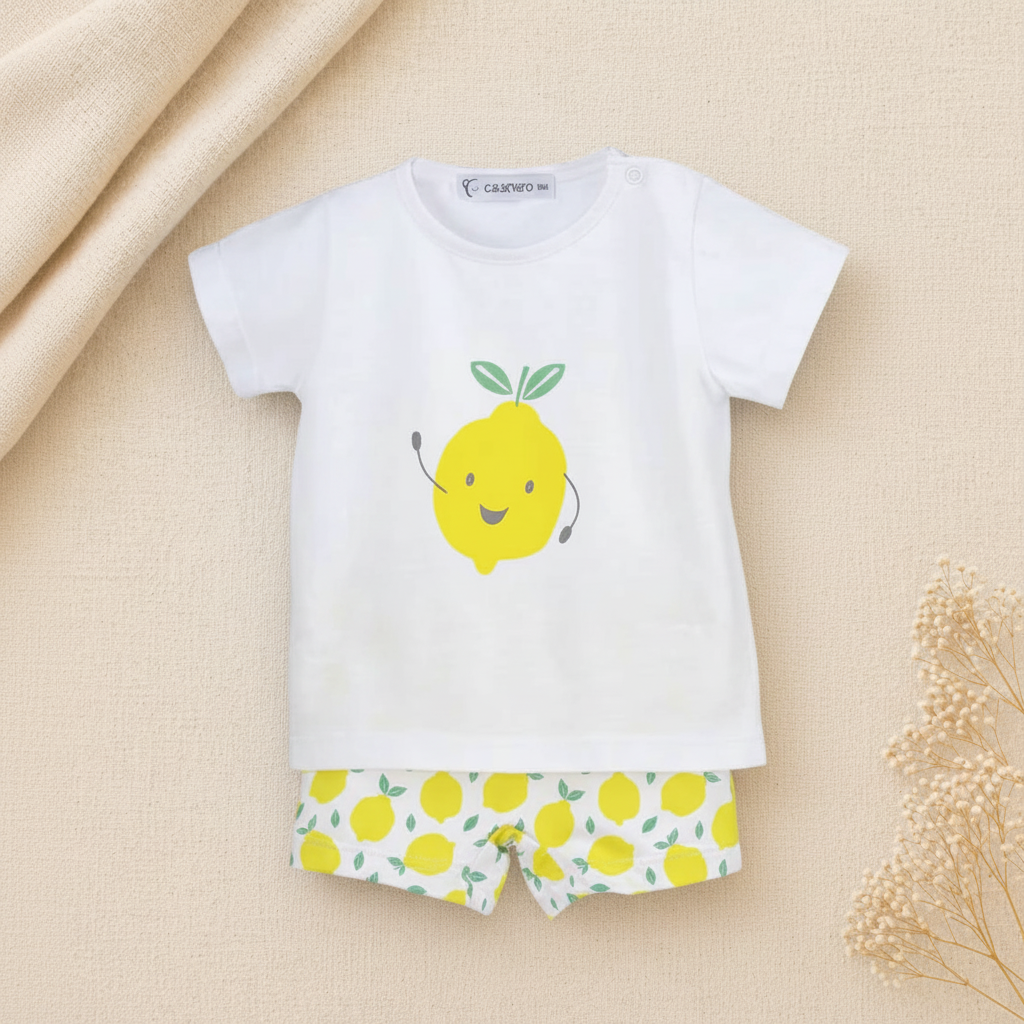Lucca Lemon Swimwear - Full Set with Matched Background